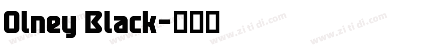 Olney Black字体转换 Olney Black字体转换